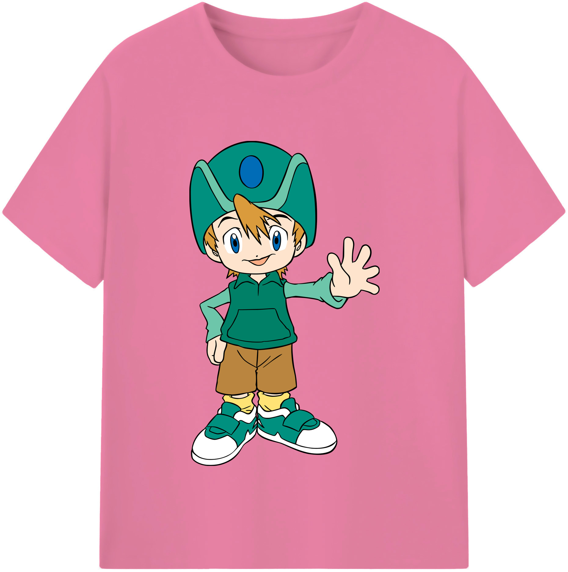 （画像用） Digimon デジタルモンスター/デジモン 綿100％半袖Tシャツ（フロントプリント）